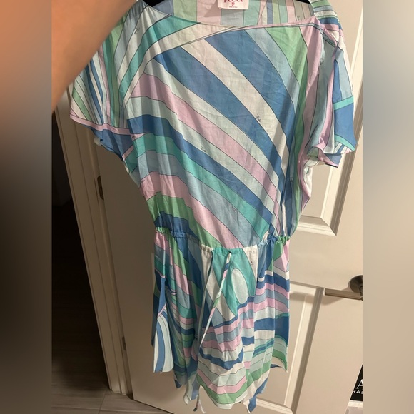 Pucci iride-print cotton mini dress - Picture 8 of 13